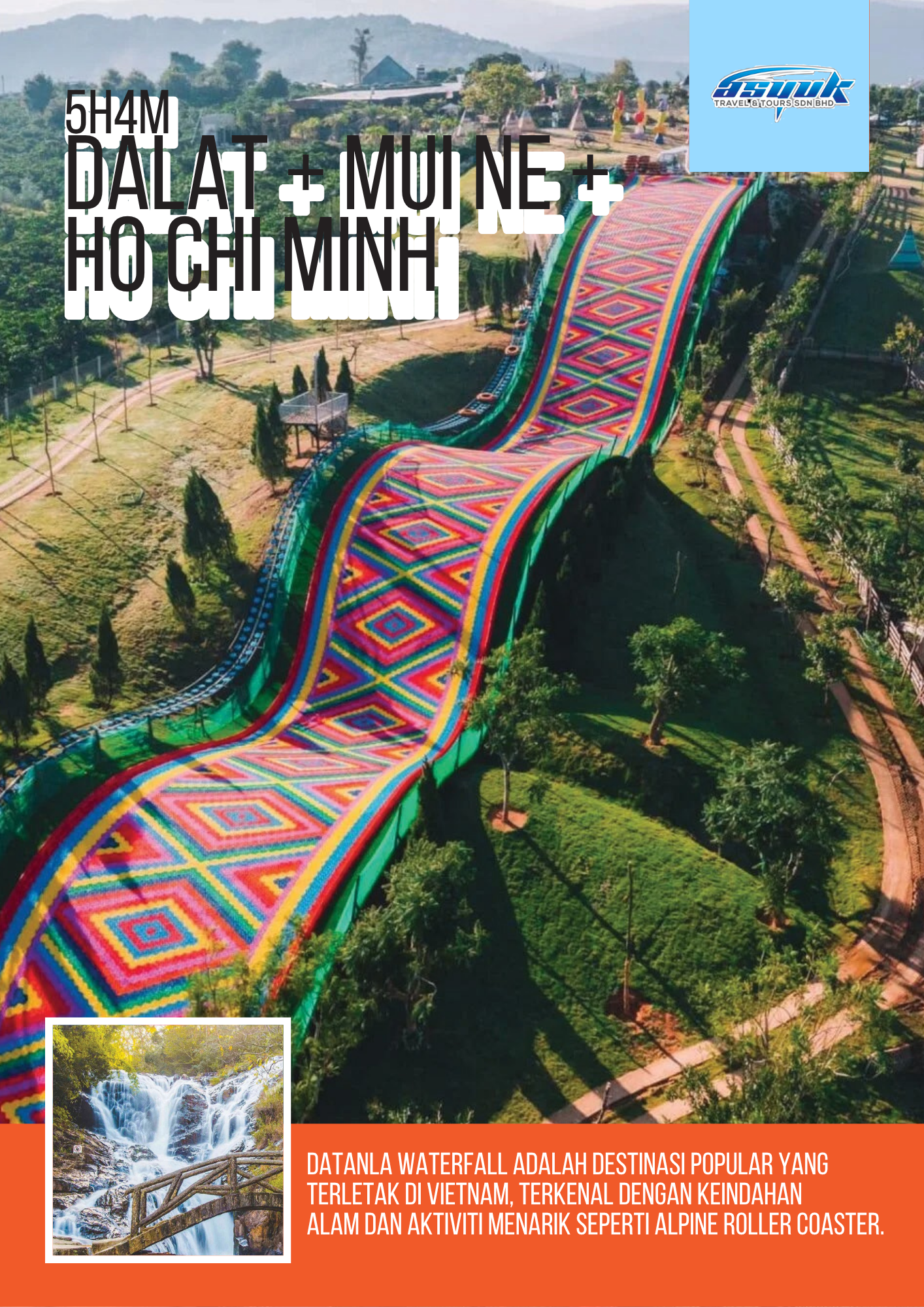 5D4N Dalat + Mui Ne + Ho Chi Minh 2026